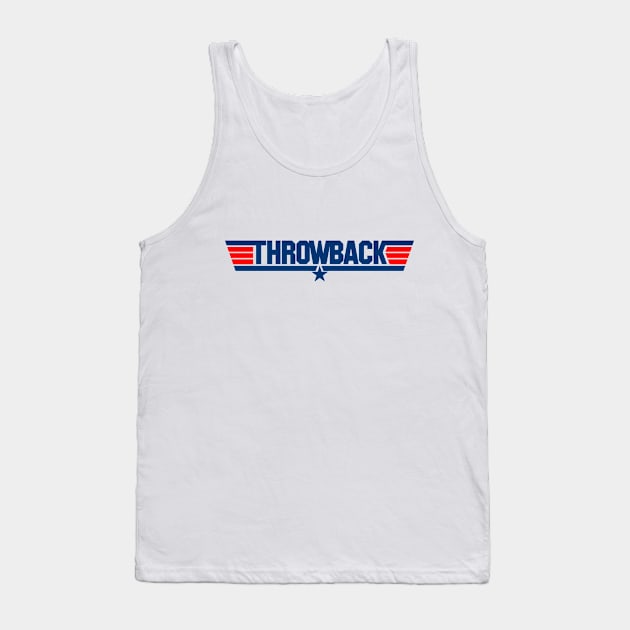 Throwback Thursday (Navy Pilot White) Tank Top by GloopTrekker